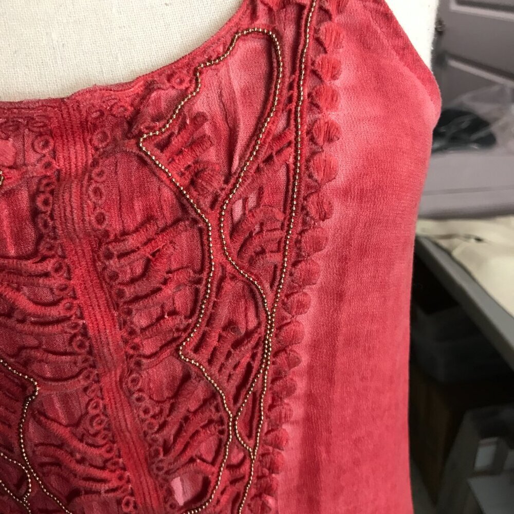 Women's Black Swan Red tank dress Size M - Picture 3 of 7